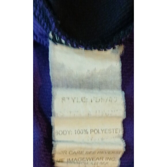 Stan Herman Utility Work Shirt Purple Black Polo Men’s L Courier Style Tech Wear - Picture 8 of 8